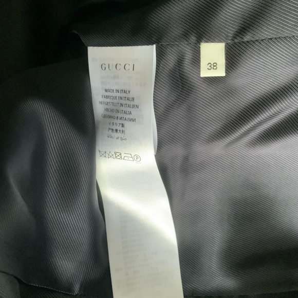 NWT GUCCI Velvet Trim Wool Coat Size 38 $4,800.00 - Picture 6 of 8
